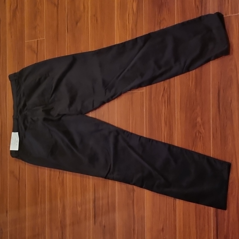 LOFT High Rise Skinny Velvet Pant Black Size 10/30R - Picture 9 of 15